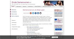 Desktop Screenshot of eindesamenwonen.nl